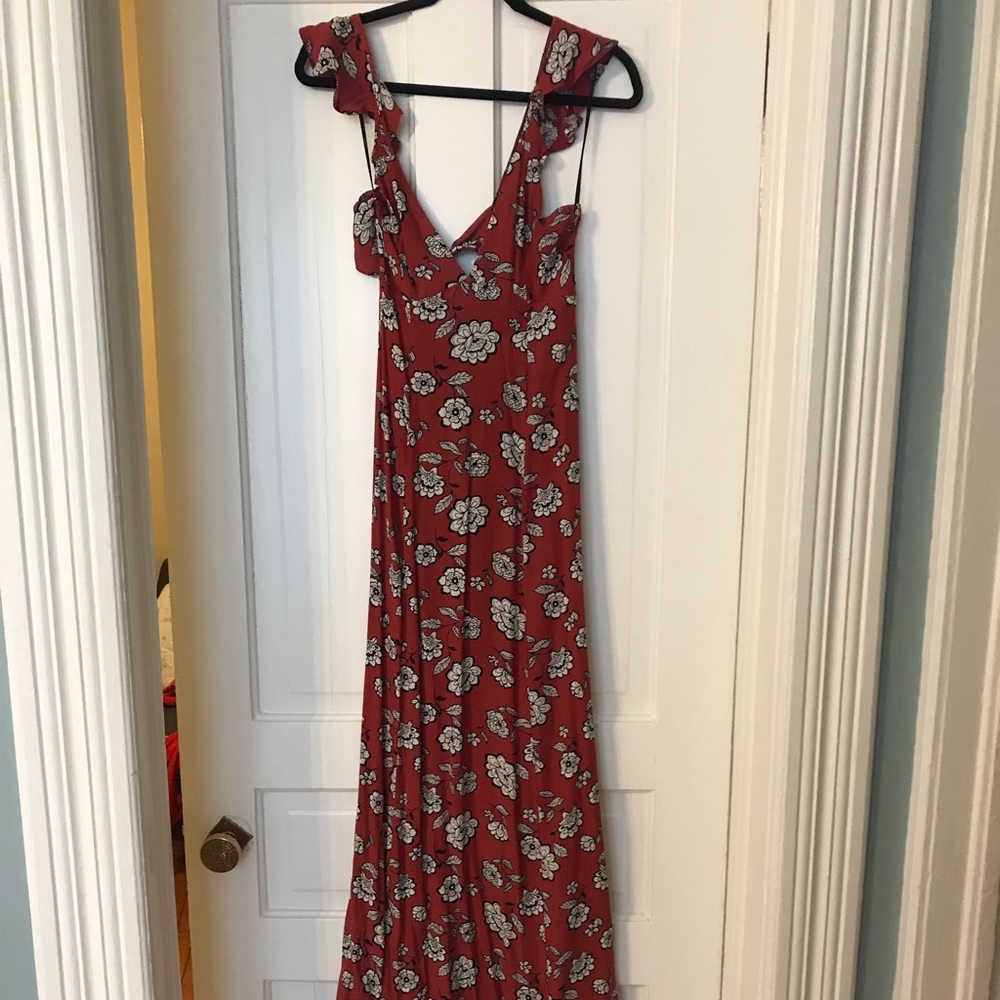 Floral Print Maxi Dress